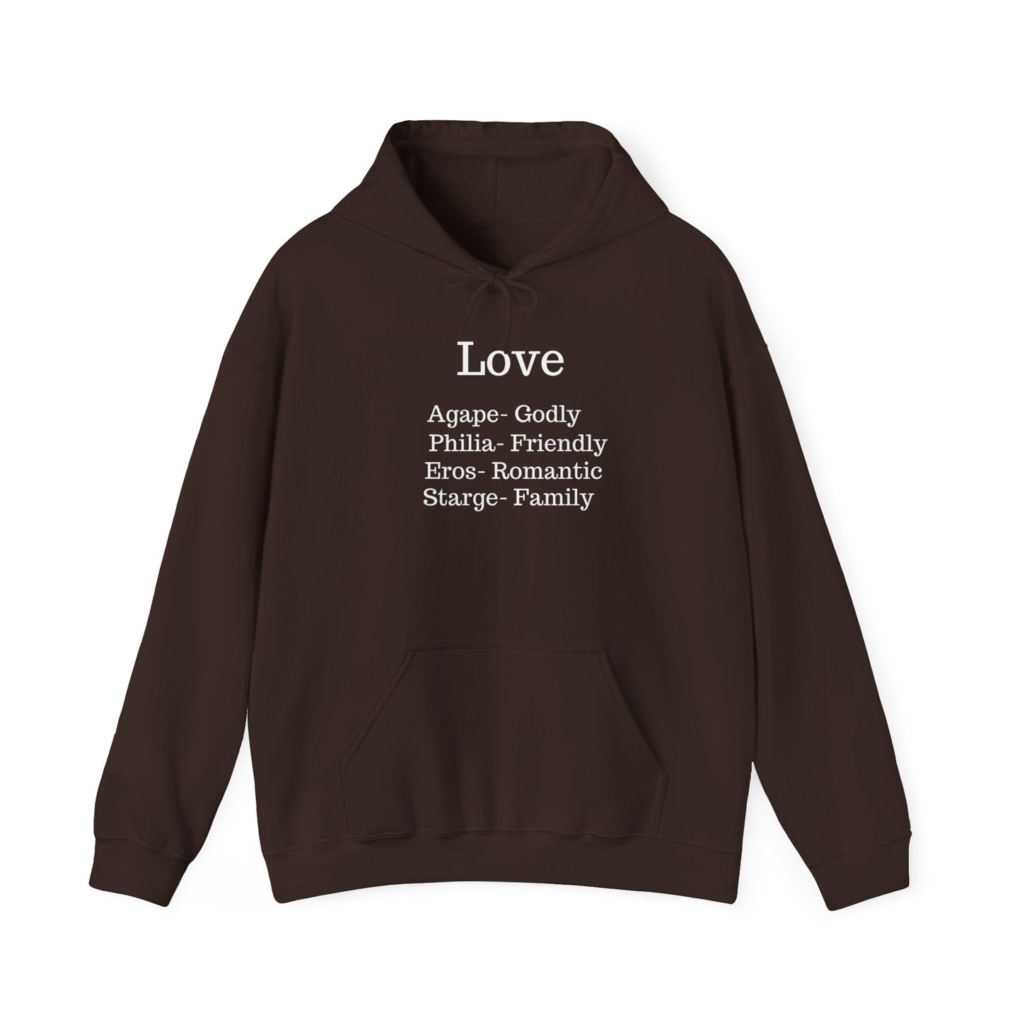 The "Language of Love" Aesthetic Hoodie – Soft Pink Heart Graphic
