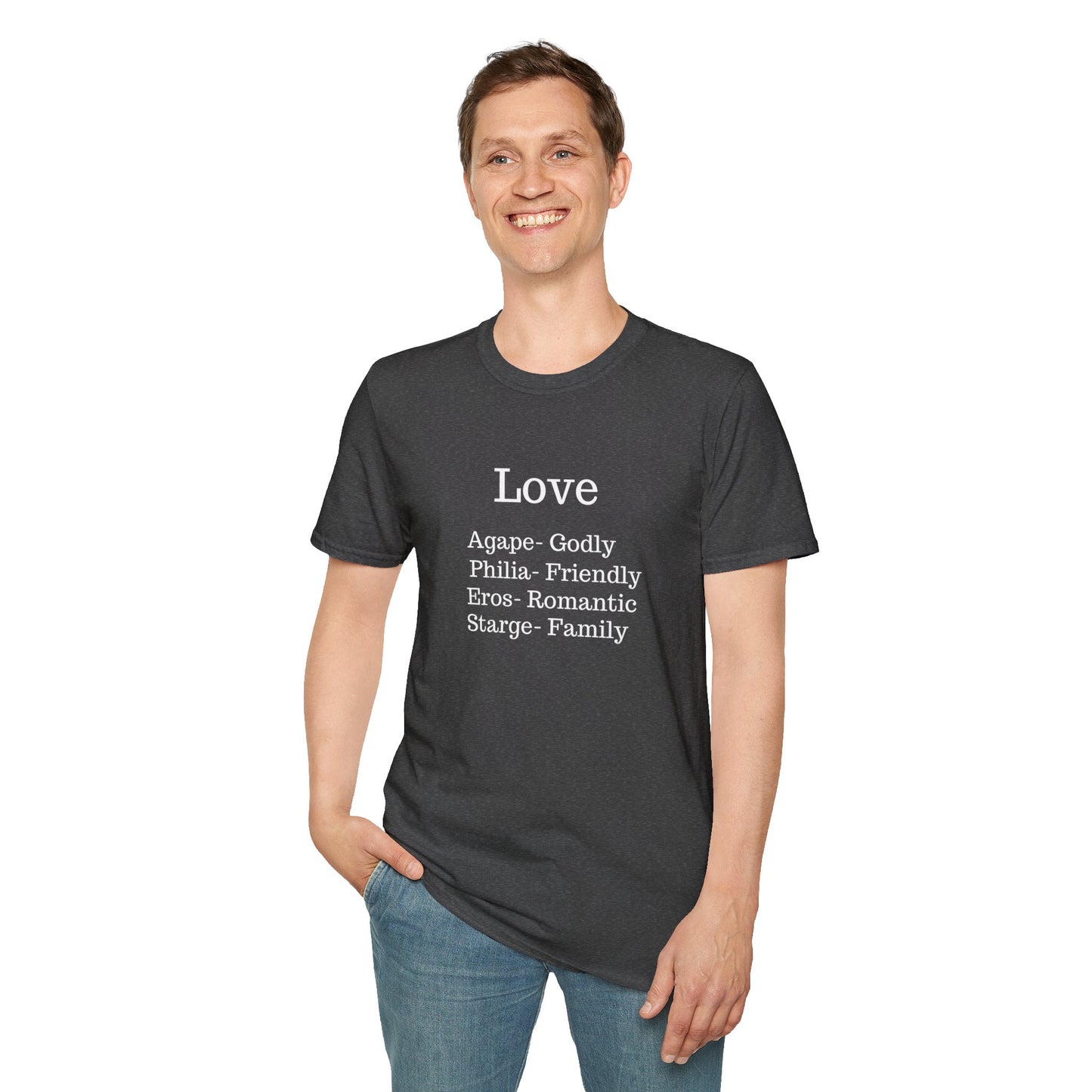 The "Four Loves" Greek Definition Tee – Wear the Language of the Soul