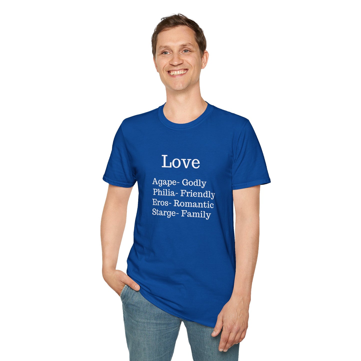 The "Four Loves" Greek Definition Tee – Wear the Language of the Soul