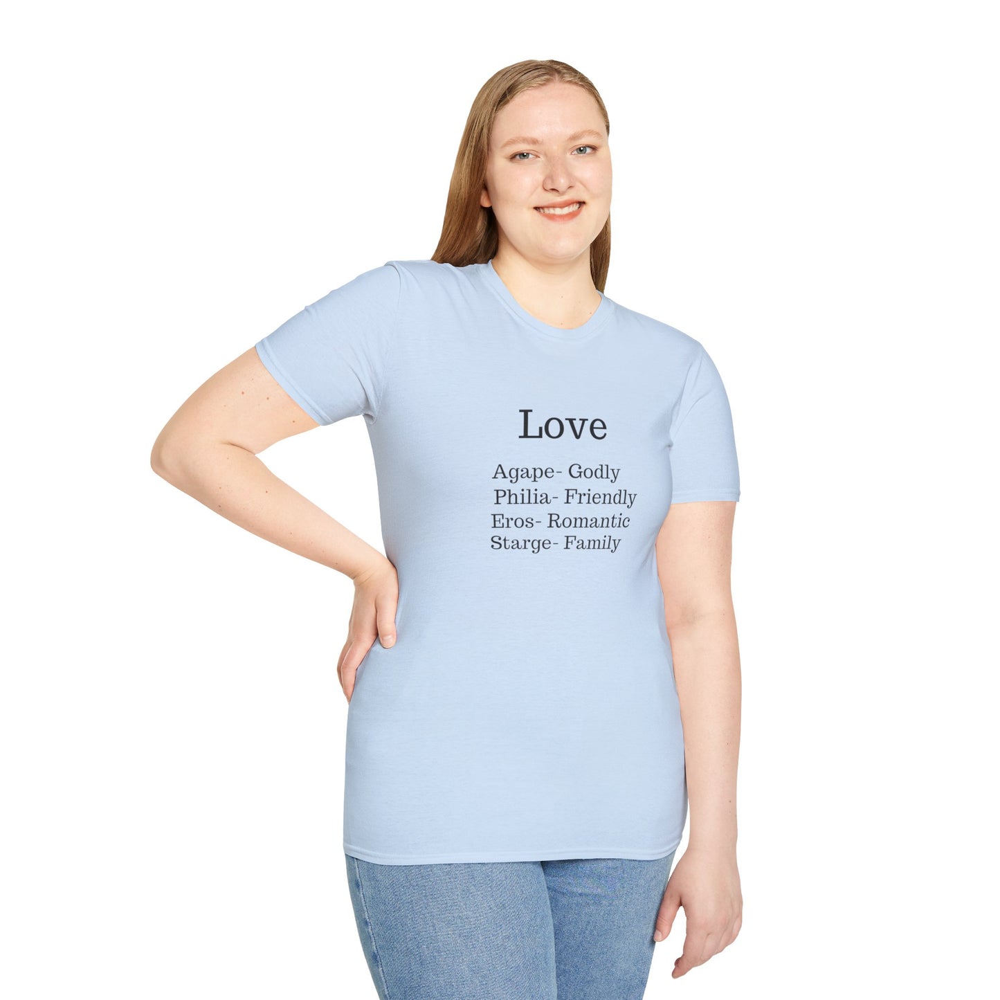 The "Four Loves" Greek Definition Tee – Wear the Language of the Soul