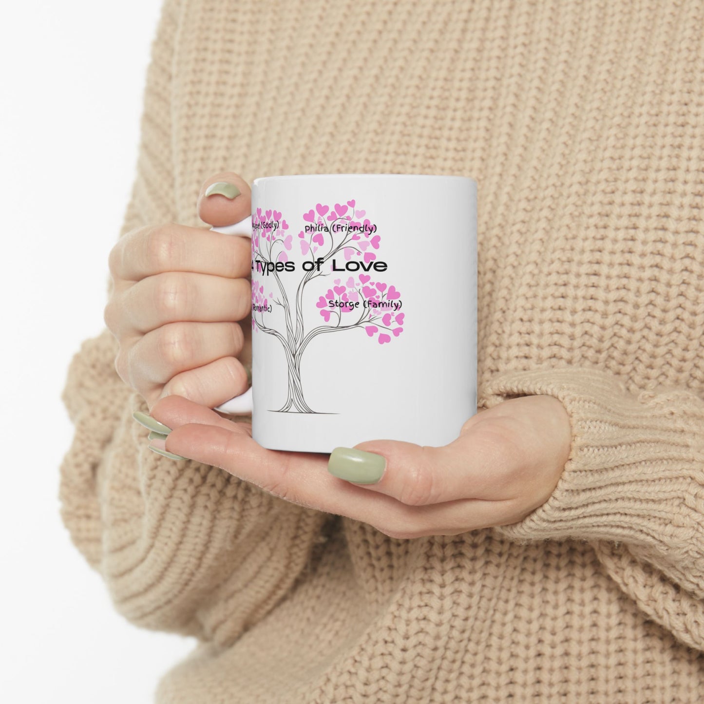 The "Language of Love" Ceramic Mug – A Sincere Start to Your Day (11oz, 15oz)