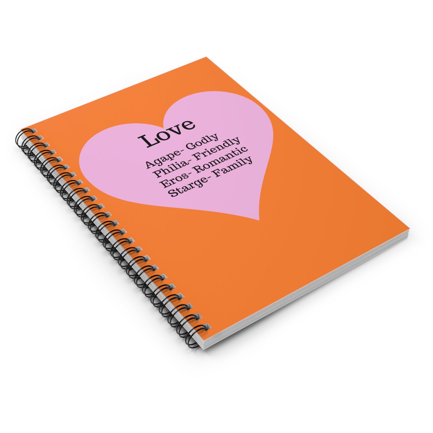 The "Language of the Heart" Notebook – Ruled Journal for Every Thought (Crusta)