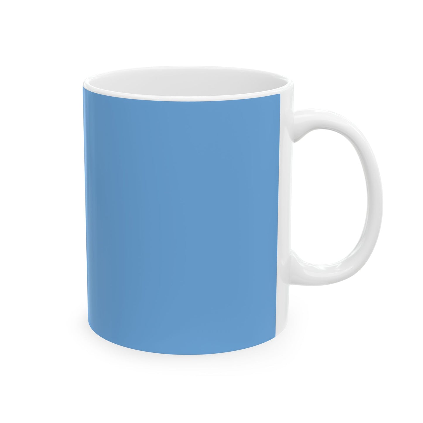 The "Language of Love" Ceramic Mug – A Sincere Start to Your Day (11oz, 15oz)(Light blue)