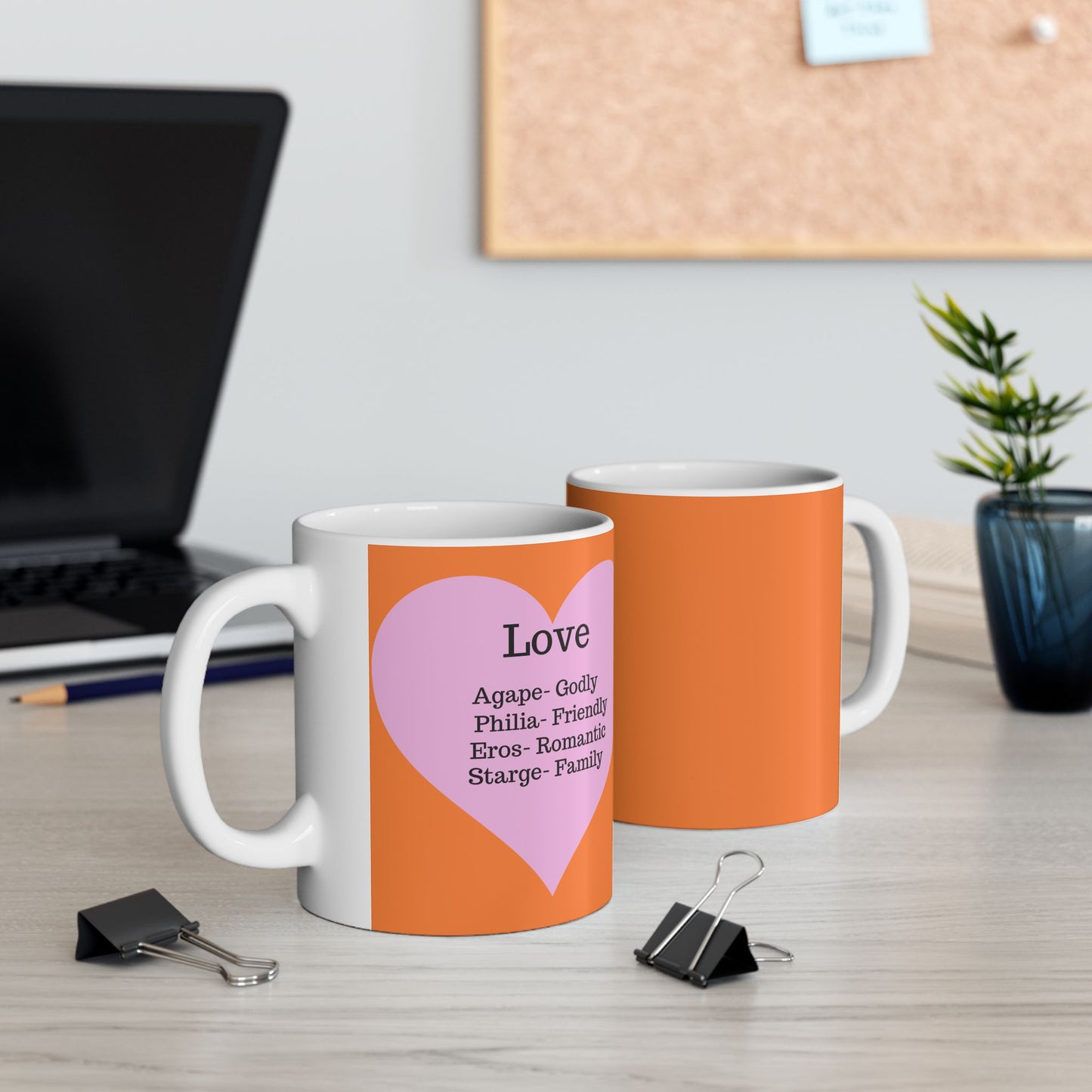 The "Language of Love" Ceramic Mug – A Sincere Start to Your Day (11oz, 15oz)(Crusta)