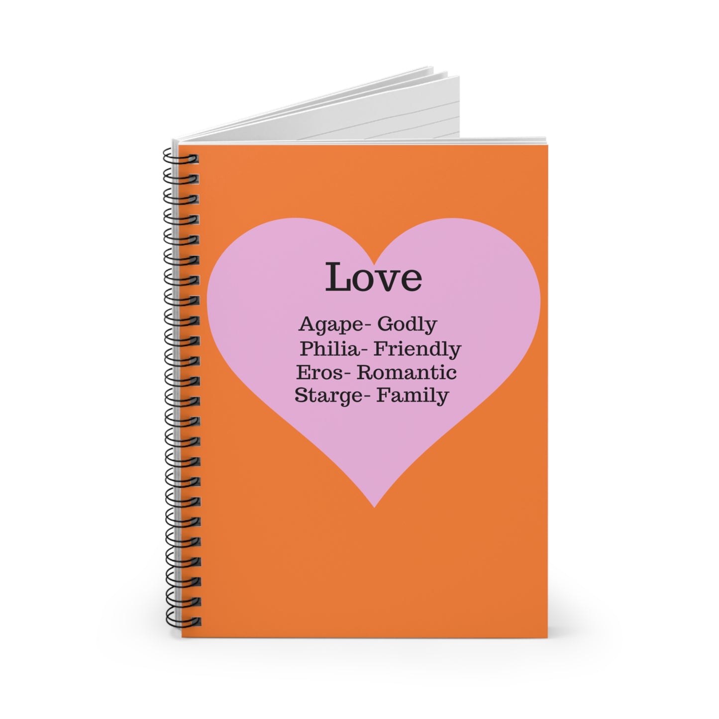 The "Language of the Heart" Notebook – Ruled Journal for Every Thought (Crusta)