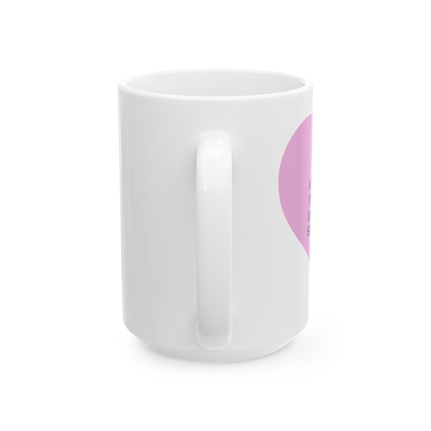 The "Language of Love" Ceramic Mug – A Sincere Start to Your Day (11oz, 15oz)(Orange)