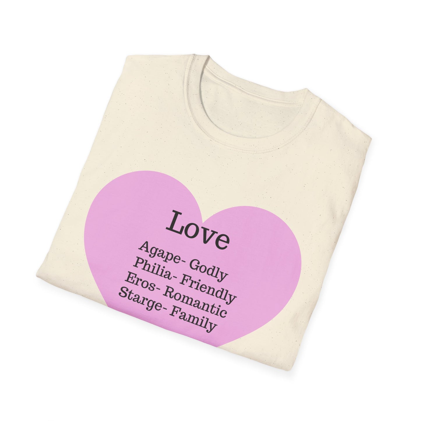 The "Four Loves" Ancient Greek Definition Tee – Wear the Language of the Heart