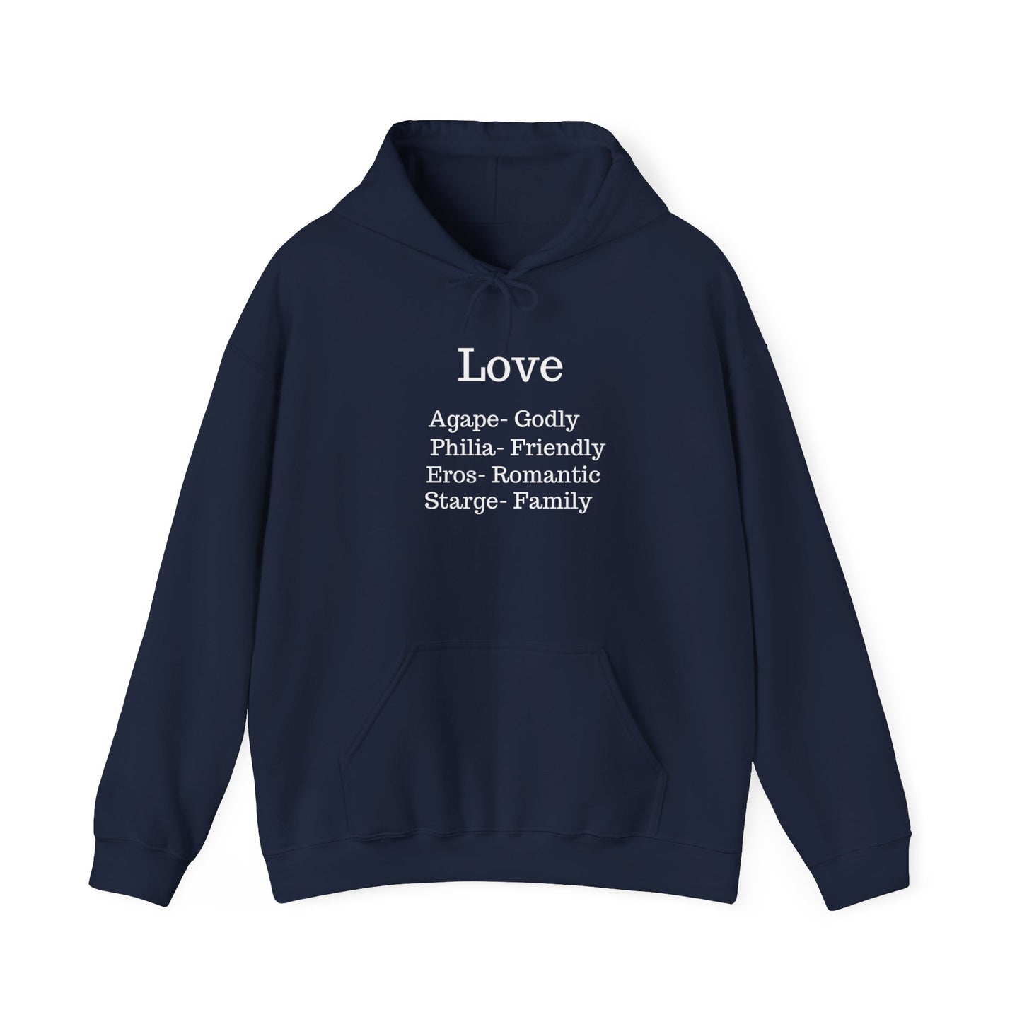 The "Language of Love" Aesthetic Hoodie – Soft Pink Heart Graphic