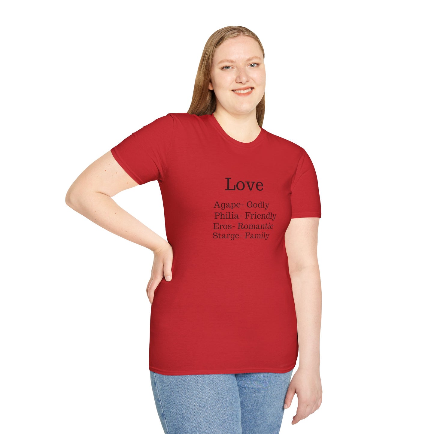 The "Four Loves" Greek Definition Tee – Wear the Language of the Soul